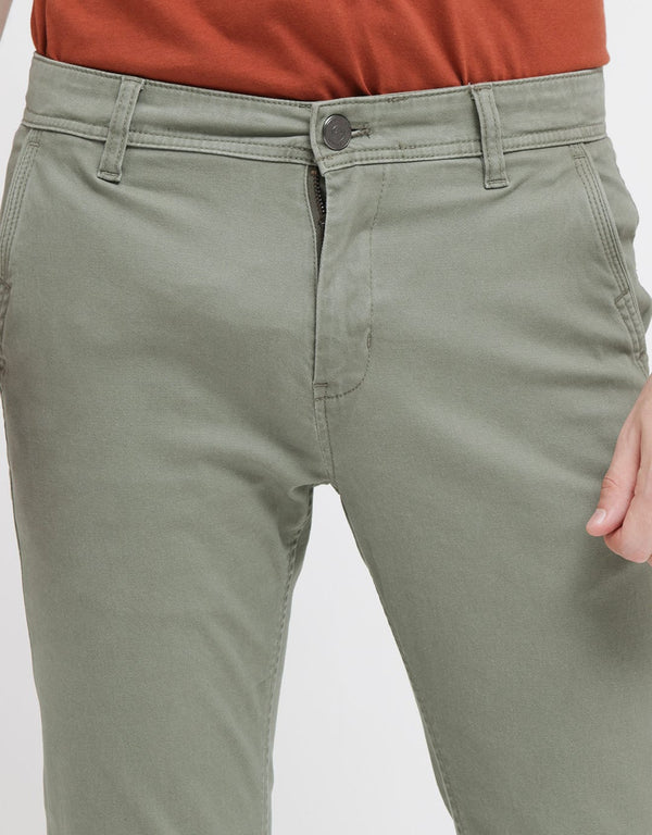 Classic Plain Chinos Pants for Men - Casual Slim Fit Trousers - Image 5
