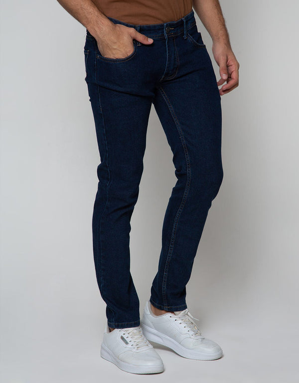 Classic Stretch Denim Pants for Men - Casual Long Jeans with Comfort Fit - Image 2