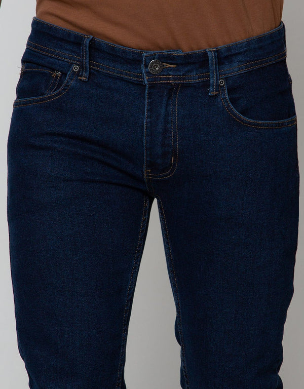 Classic Stretch Denim Pants for Men - Casual Long Jeans with Comfort Fit - Image 5