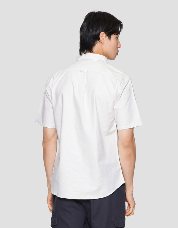 Classic Woven Oxford Shirt for Men - Casual Button Down Top - Image 3