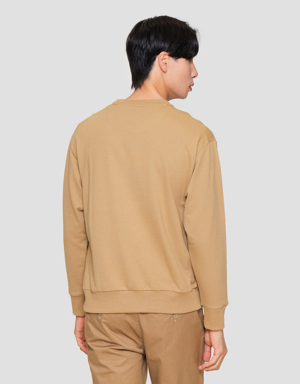 Men's Classic Fit Long Sleeve Crew Neck Sweatshirt - Soft Cotton Blend - Image 3