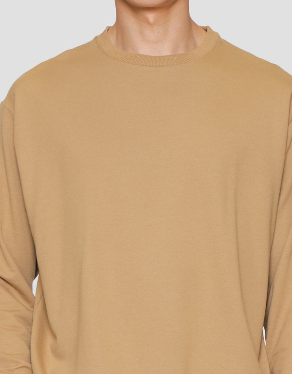 Men's Classic Fit Long Sleeve Crew Neck Sweatshirt - Soft Cotton Blend - Image 5