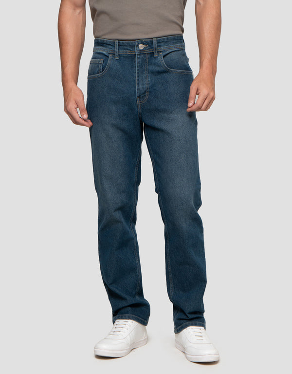 Men’s Classic Regular Fit Stretch Denim Jeans – Casual Everyday Pants