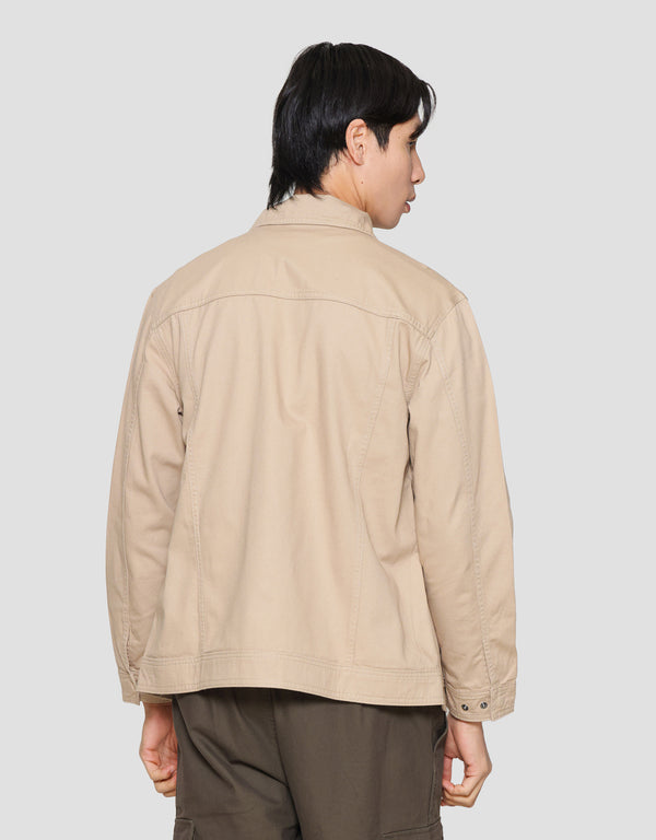 Men's Cotton Twill Work Jacket Long Sleeve Casual Outerwear - Image 3