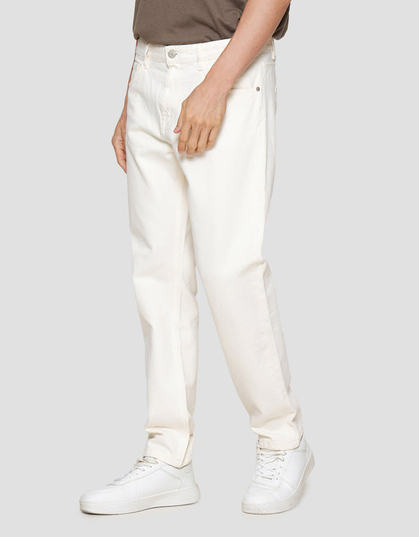 Men's Non-Stretch Denim Jeans - Classic Regular Fit Casual Pants - Image 2
