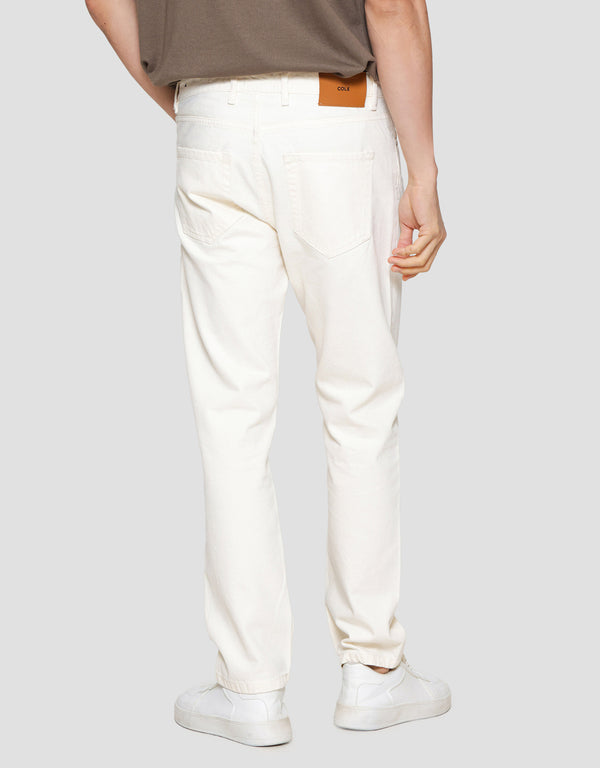Men's Non-Stretch Denim Jeans - Classic Regular Fit Casual Pants - Image 3