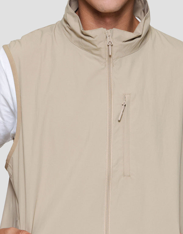 Men's Nylon Vest Casual Lightweight Zip-Up Jacket for Everyday Wear - Image 5
