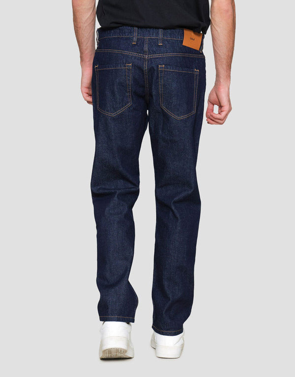 Men's Regular Fit Denim Jeans - Casual Long Pants for Everyday Wear - Image 3