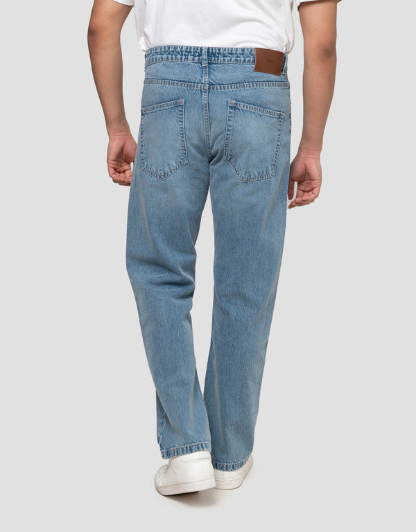 Men's Relaxed Fit Jeans – Casual Straight Leg Denim Pants - Image 3