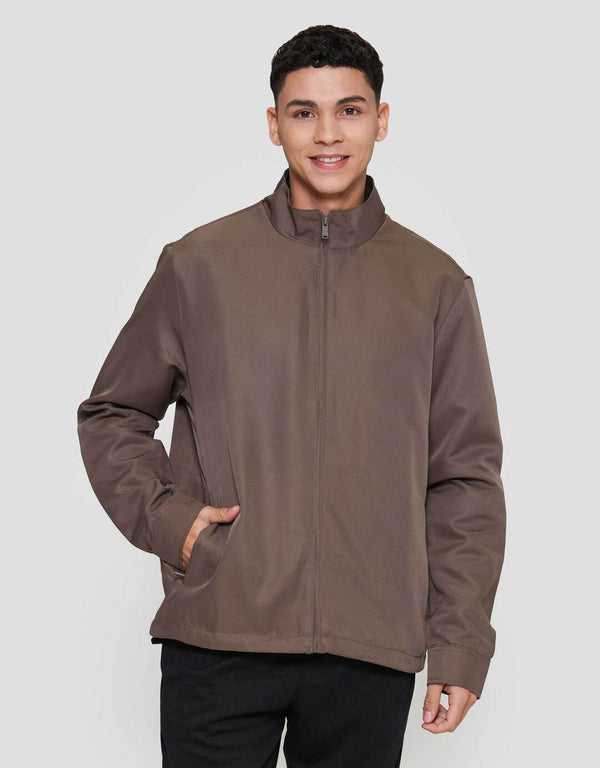 Micro Basic Highneck Jaket Pria