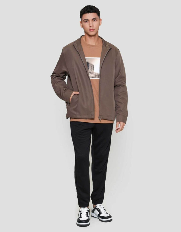 Micro Basic Highneck Jaket Pria - Image 4