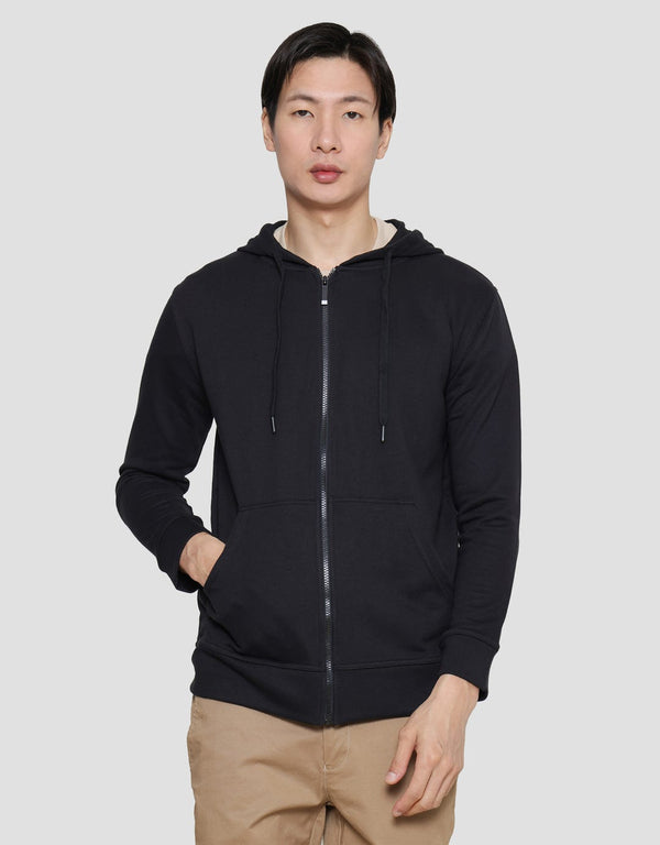 Premium French Terry Zip Hoodie for Men – Soft Casual Jacket - Image 2
