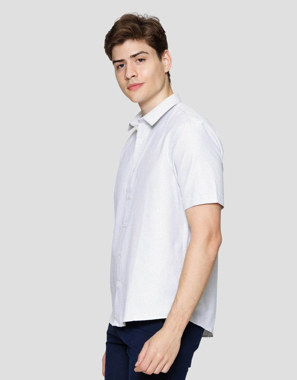 Slim Fit Casual Cotton-Polyester Shirt for Men - Image 2