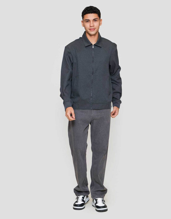 Slim Fit Casual Twill Jacket for Men - Lightweight Daily Wear - Image 4