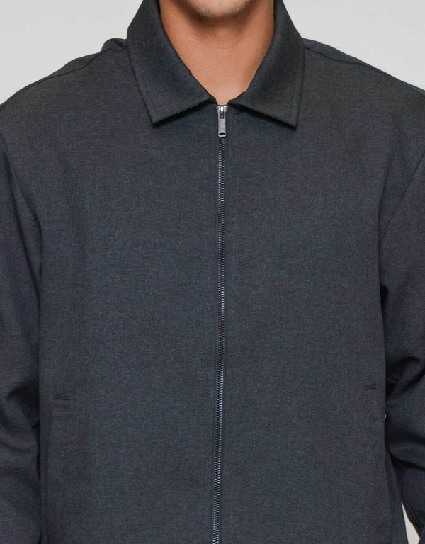 Slim Fit Casual Twill Jacket for Men - Lightweight Daily Wear - Image 5